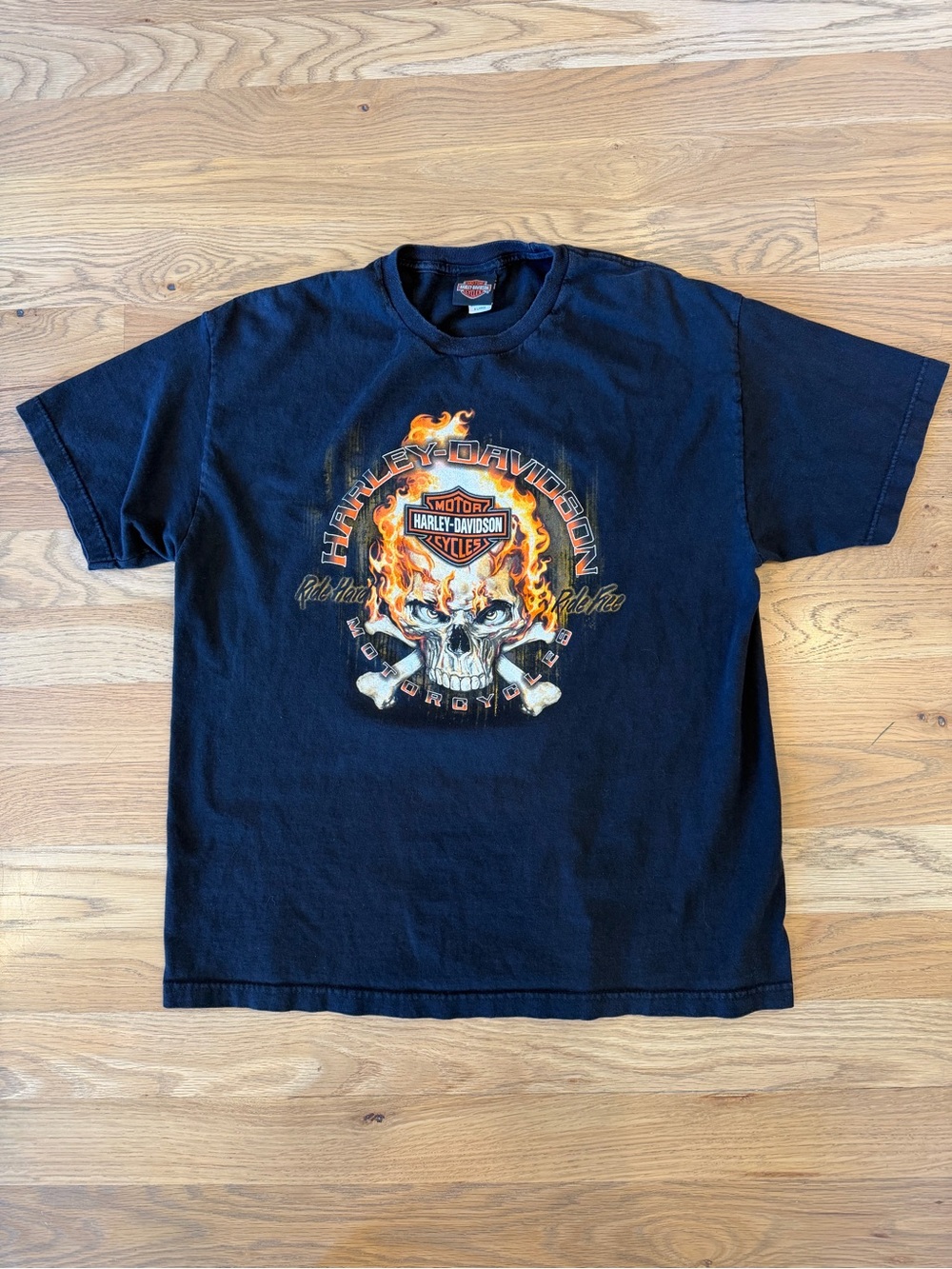2017 Harley Davidson Harley Heaven Australia Skull Double Sided Tee XL